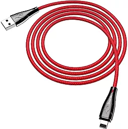 Кабель Hoco U75 magnetic Blaze LED USB-A - Lightning 12w 3a 1.2м cable Red - миниатюра 3 Кабель Hoco U75 magnetic Blaze LED USB-A - Lightning 12w 3a 1.2м cable Red - миниатюра 3