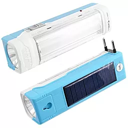 Фонарик аккумуляторный Luxury YJ-1029T 1W+9SMD SOLAR - фото Фонарик аккумуляторный Luxury YJ-1029T 1W+9SMD SOLAR