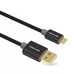 Кабель Vention USB-A - micro USB 10w 2м cable Black (CADBH) - фото Кабель Vention USB-A - micro USB 10w 2м cable Black (CADBH)