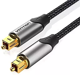 Оптичний аудіо кабель Vention Toslink M/M cable 1 м gray (BAVHF)