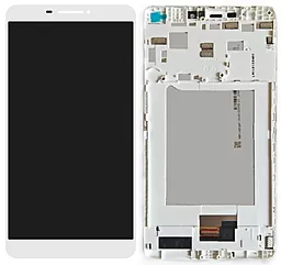 Дисплей для планшету Lenovo Phab PB1-750M + Touchscreen with frame White