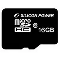 Карта пам'яті Silicon Power microSDHC 16GB Class 10 (SP016GBSTH010V10)