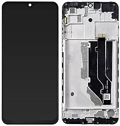 Дисплей ZTE Blade 20 Smart (V2050) с тачскрином и рамкой, Black - фото Дисплей ZTE Blade 20 Smart (V2050) с тачскрином и рамкой, Black