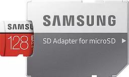 Карта пам'яті Samsung microSDXC 128GB Evo Plus Class 10 UHS-I U3 + SD-адаптер (MB-MC128HA/RU) - мініатюра 2