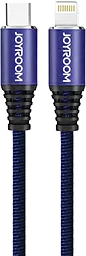 Кабель Joyroom Armour USB Type-C - Lightning 15w 3a 1м сable Blue (S-L316) - фото Кабель Joyroom Armour USB Type-C - Lightning 15w 3a 1м сable Blue (S-L316)