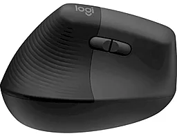 Комп'ютерна мишка Logitech Lift Left Vertical Ergonomic Wireless/Bluetooth Graphite (910-006474) - мініатюра 4