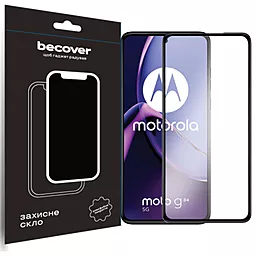 Защитное стекло BeCover для Motorola Moto G84 Black (710108)