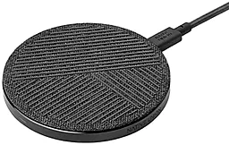 Бездротовий (індукційний) зарядний пристрій Native Union Drop Wireless Charger Fabric V2 Slate (DROP-GRY-FB-V2)