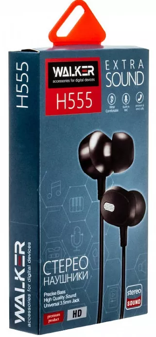 Наушники Walker H555 Black - фото 2