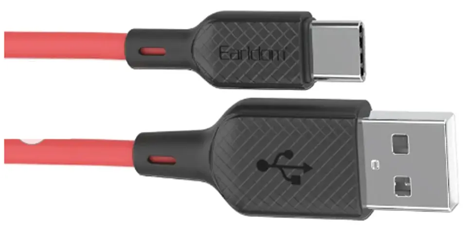 Кабель Earldom EC-154M USB-A - micro USB 12w 2.4a 1м cable red - фото 2
