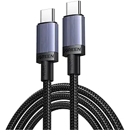 Кабель Ugreen L528 USB Type-C - Type-C 100w 5a 2м PD cable Space Gray (65833) - фото Кабель Ugreen L528 USB Type-C - Type-C 100w 5a 2м PD cable Space Gray (65833)