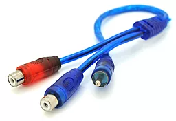 Аудио кабель Voltronic AUX mini Jack 3.5 мм - 2xRCA F/M 0.2 м cable blue (YT-RCA(M) / 2хRCA(F)-0,2Cu) - фото Аудио кабель Voltronic AUX mini Jack 3.5 мм - 2xRCA F/M 0.2 м cable blue (YT-RCA(M) / 2хRCA(F)-0,2Cu)