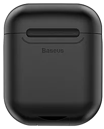 Силіконовий чохол для Apple AirPods Baseus Wireless Charger Case Black (WIAPPOD-01)
