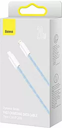 Кабель Baseus Dynamic USB Type-C - Lightning 20w 3a 1м PD сable Blue (CALD000002) - миниатюра 6 Кабель Baseus Dynamic USB Type-C - Lightning 20w 3a 1м PD сable Blue (CALD000002) - миниатюра 6