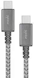 Кабель Moshi Integra USB Type-C - Type-C 100w 5a 2м PD cable Gray (99MO084212) - фото Кабель Moshi Integra USB Type-C - Type-C 100w 5a 2м PD cable Gray (99MO084212)