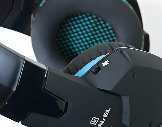 Навушники REAL-EL GDX-7500 Black/Blue - фото 5