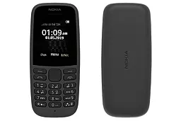 Мобільний телефон Nokia 105 Single sim 2019 (no charger) Black (16KIGB01A13) - мініатюра 2