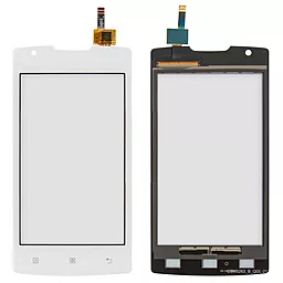Сенсор (тачскрин) Lenovo IdeaPhone A1000 White - фото Сенсор (тачскрин) Lenovo IdeaPhone A1000 White