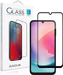 Захисне скло ACCLAB Full Glue для Samsung Galaxy A24 Black 1283126573682