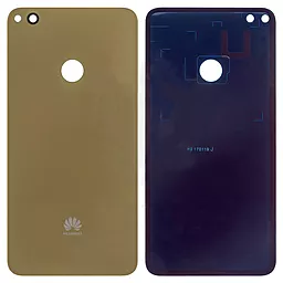 Задняя крышка корпуса Huawei P8 Lite 2017 / P9 Lite 2017 / Nova Lite 2016 / GR3 2017 / Honor 8 Lite со стеклом камеры, логотип "Huawei" Gold