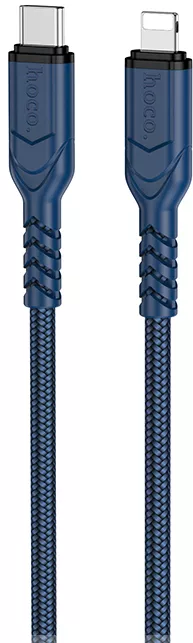 Кабель Hoco HOCO X59 Victory USB Type-C - Lightning 20w 3a 1м PD сable Blue - фото 1