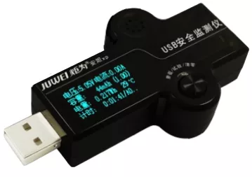 USB тестер JUWEI J7-b / c / d Black - фото 1
