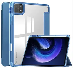 Чехол-книжка TPU Edge BeCover для Xiaomi Mi Pad 6 / 6 Pro 11" Blue (709559) - фото Чехол-книжка TPU Edge BeCover для Xiaomi Mi Pad 6 / 6 Pro 11" Blue (709559)