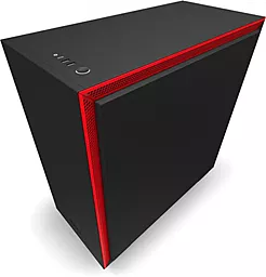Корпус для ПК Nzxt H710 Matte (CA-H710B-BR) Black/Red