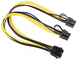 Кабель (шлейф) EasyLife 6pin - 2x8pin чёрный (YT-PAP-8+8P-->6P) - фото Кабель (шлейф) EasyLife 6pin - 2x8pin чёрный (YT-PAP-8+8P-->6P)