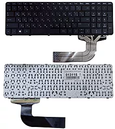 Клавіатура для ноутбуку HP Pavilion 17-F 15-P без рамки чорна