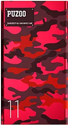 Повербанк Puzoo i.Micai 11000mAh Red - фото Повербанк Puzoo i.Micai 11000mAh Red