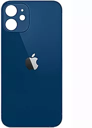 Задняя крышка корпуса Apple iPhone 12 (small hole) Blue - фото Задняя крышка корпуса Apple iPhone 12 (small hole) Blue