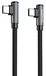 Кабель Borofone BU50 USB Type-C - Type-C 60w 3a 1м PD cable Black - фото Кабель Borofone BU50 USB Type-C - Type-C 60w 3a 1м PD cable Black