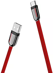 Кабель Hoco U74 Grand USB-A - Type-C 15w 3a 1.2м cable Red - мініатюра 2 Кабель Hoco U74 Grand USB-A - Type-C 15w 3a 1.2м cable Red - мініатюра 2