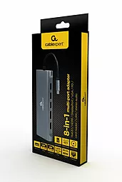 Мультипортовый USB Type-C хаб (концентратор) Cablexpert 8-in-1 4xUSB 3.0 1xUSB Type-C 1xHDMI 1xSD/TF 1xAUX 3.5мм 1xVGA 1xDisplayPort 1xRJ45 (A-CM-COMBO8-01) - миниатюра 5