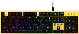 Клавиатура HATOR Rockfall Yellow Edition Mechanical Red UA (HTK-602)