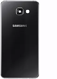 Задняя крышка корпуса Samsung Galaxy A5 2016 A510 / A510FD / A510M / A510Y со стеклом камеры Original Black - фото Задняя крышка корпуса Samsung Galaxy A5 2016 A510 / A510FD / A510M / A510Y со стеклом камеры Original Black