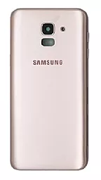 Задняя крышка корпуса Samsung Galaxy J6 2018 J600F со стеклом камеры Gold