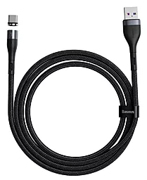 Кабель Baseus Zinc Magnetic Safe USB-A - Type-C 25w 5a 1м cable Gray/Black (CATXC-NG1) - фото Кабель Baseus Zinc Magnetic Safe USB-A - Type-C 25w 5a 1м cable Gray/Black (CATXC-NG1)