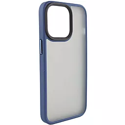 Чохол Epik Metal Buttons для Apple iPhone 14 Pro Max Синій - мініатюра 2