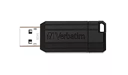 Флешка Verbatim STORE'N'GO PIN STRIPE 64Gb (49065) Black - фото Флешка Verbatim STORE'N'GO PIN STRIPE 64Gb (49065) Black
