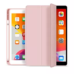 Чехол для планшета BeCover Tri Fold Soft TPU с креплением Apple Pencil для Apple iPad 10.2" 7 (2019), 8 (2020), 9 (2021) Pink (706745) - фото Чехол для планшета BeCover Tri Fold Soft TPU с креплением Apple Pencil для Apple iPad 10.2" 7 (2019), 8 (2020), 9 (2021) Pink (706745)