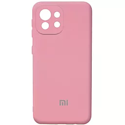 Чохол Epik Silicone Cover Full Camera (AA) для Xiaomi Mi 11 Lite Рожевий / Pink