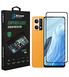 Защитное стекло BeCover для Oppo Reno7 Black (707605) - фото Защитное стекло BeCover для Oppo Reno7 Black (707605)