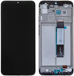 Дисплей Xiaomi Redmi 9T, Redmi 9 Power, Poco M3 с тачскрином и рамкой, оригинал, Black
