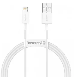 Уцінений USB Кабель Baseus Superior Series Fast Charging 2.4A Lightning Cable White (CALYS-A02)