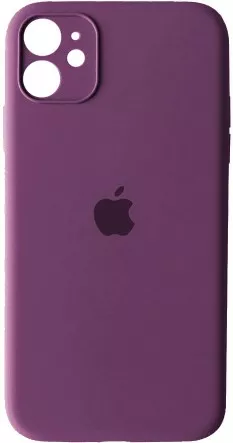 Чехол Silicone Case Full Camera для Apple iPhone 12  Purple - фото 1