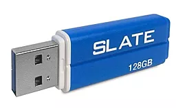 Флешка Patriot Slate 128 GB (PSF128GLSS3USB) Blue - фото Флешка Patriot Slate 128 GB (PSF128GLSS3USB) Blue