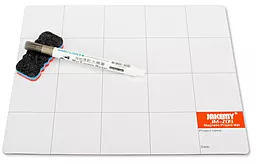Магнитный мат, Покрытие для работы Jakemy Z09 (3 предмета) для раскладки винтов и запчастей при разборке (20см х 25см)