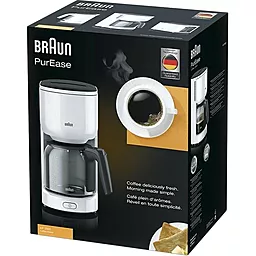 Капельная кофеварка Braun KF 3100 WH - миниатюра 4